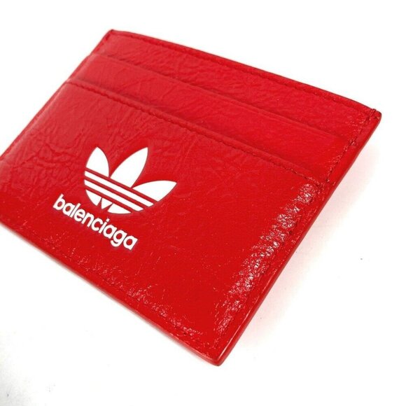 BALENCIAGA 721895 Adidas collaboration Business Card Holder Card Case - Picture 11 of 12